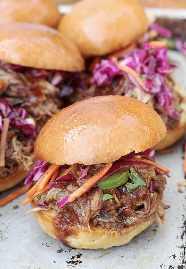 BBQ Pulled Pork Mini Sliders
