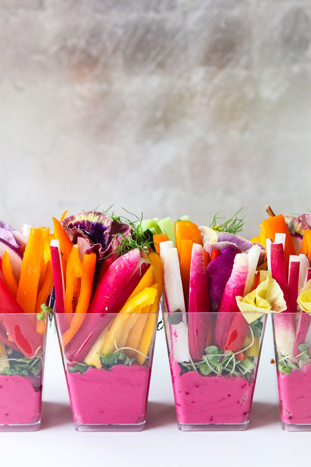 Fresh Cut Crudite with Hummus